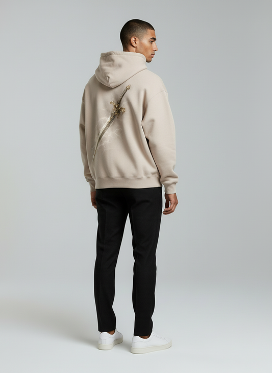 Desert Division Hoodie - Grey Apricot
