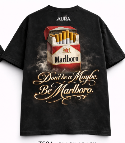 Marlboro Smoke Tee - Black