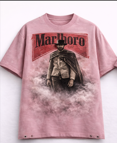 Marlboro Smoke Tee - Pink
