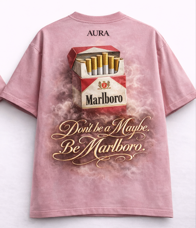 Marlboro Smoke Tee - Pink