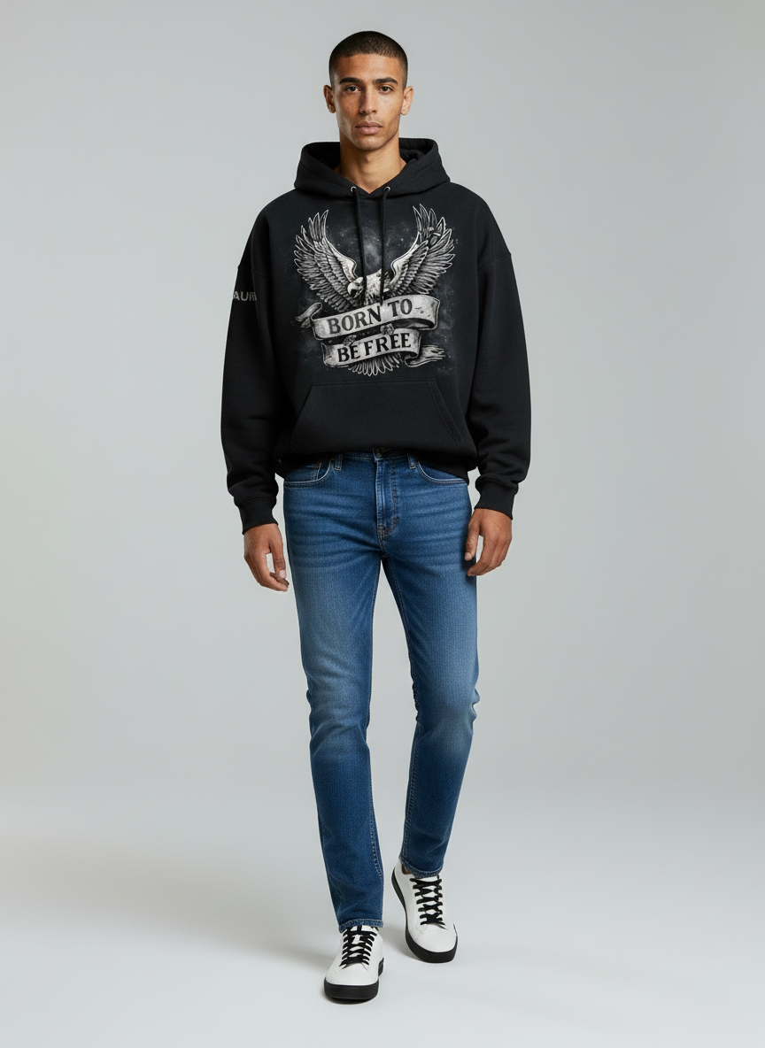 The Freedom Hoodie - Black
