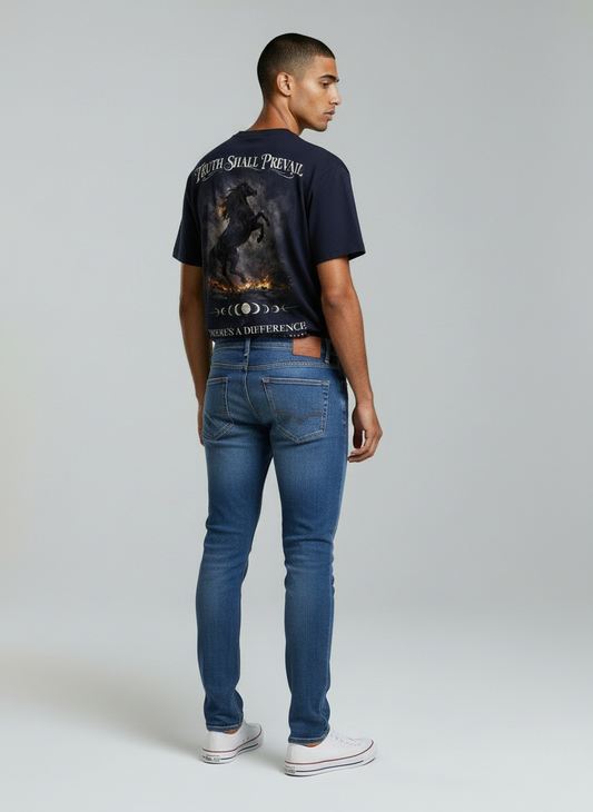 Dark Stallion Tee - Blue
