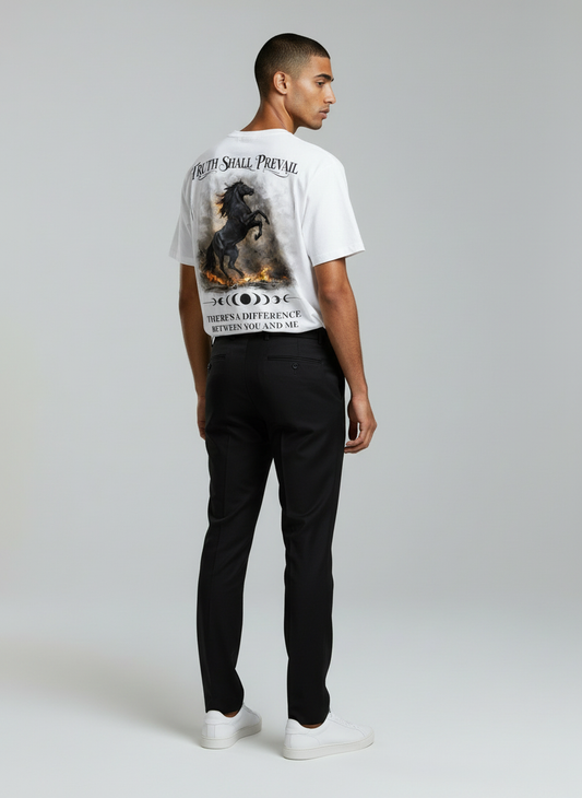 Dark Stallion Tee - White