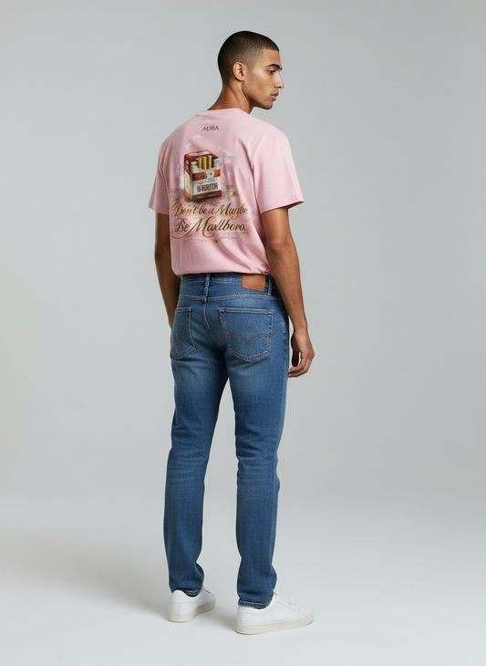 Marlboro Smoke Tee - Pink