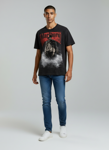 Marlboro Smoke Tee - Black