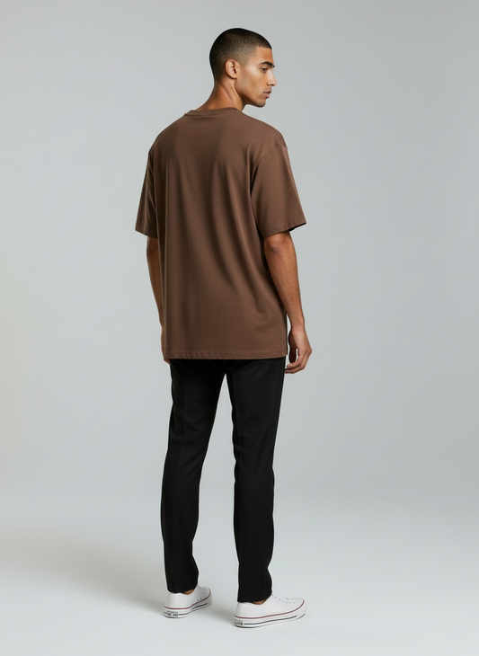 Aura Essential Tee - Coffee